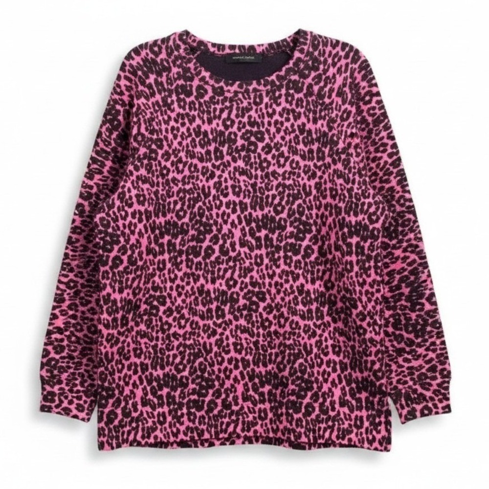 Marc Jacobs Leopard Sweater‎ Pink Small